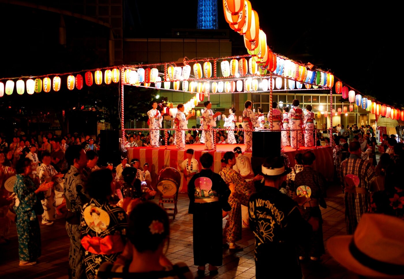7/25（土）松葉第一公園にて「宿連寺町会 納涼盆踊り大会」が開催
